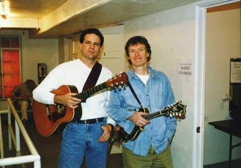 Barry opening a concert with Stevie Winwood at the Fox Theater in Bakersfield, CA, mid-90s